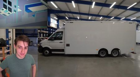 Image - 19-jähriger entwirft bestes Wohnmobil-Basisfahrzeug: 7.5t VW Crafter 2022 3 Achser 10! Räder GFK.